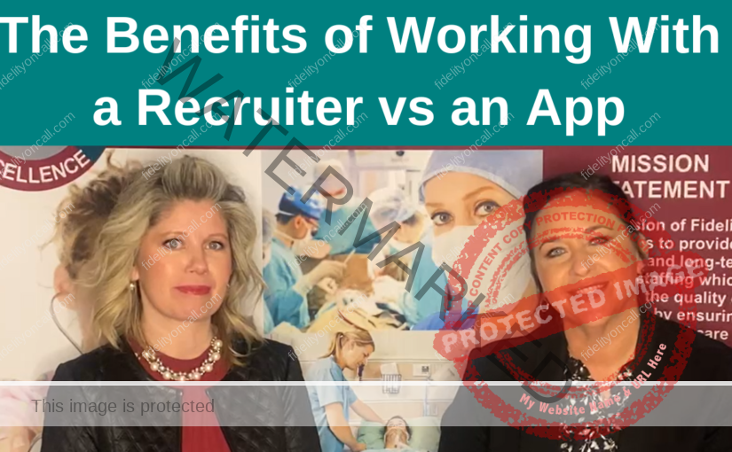 The Benefits of Working With a Recruiter vs an App