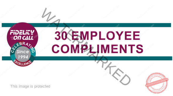 30 Employee Compliments