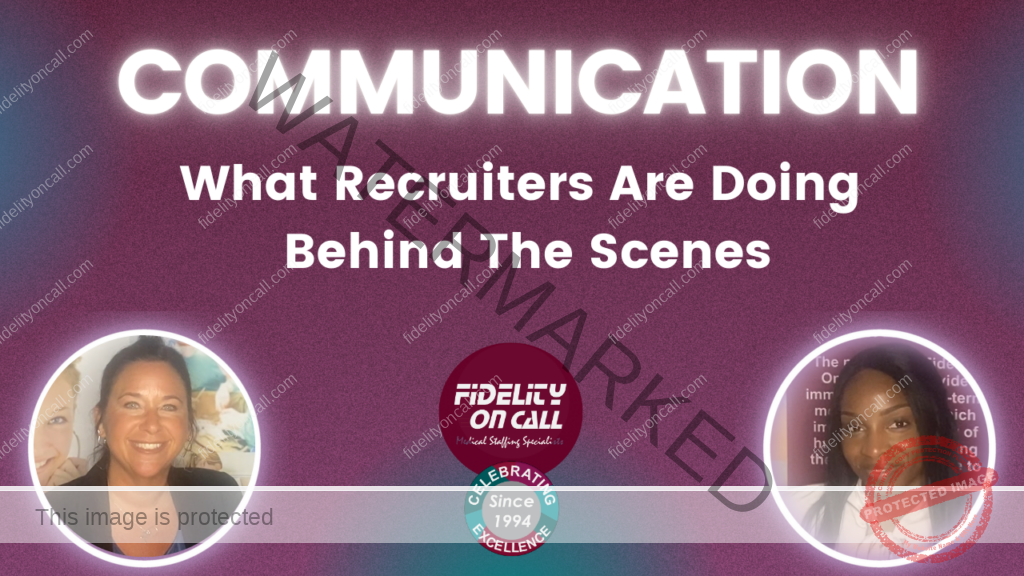 Communication: Recruiters Behind The Scenes